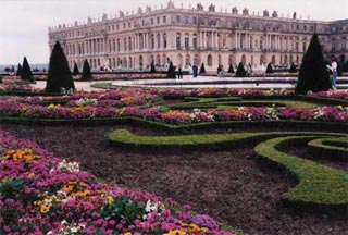 東庭園からのヴェルサイユ宮殿